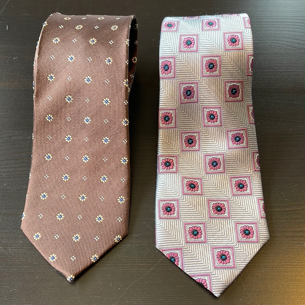 2 Silk Cape Cod Neckwear Ties